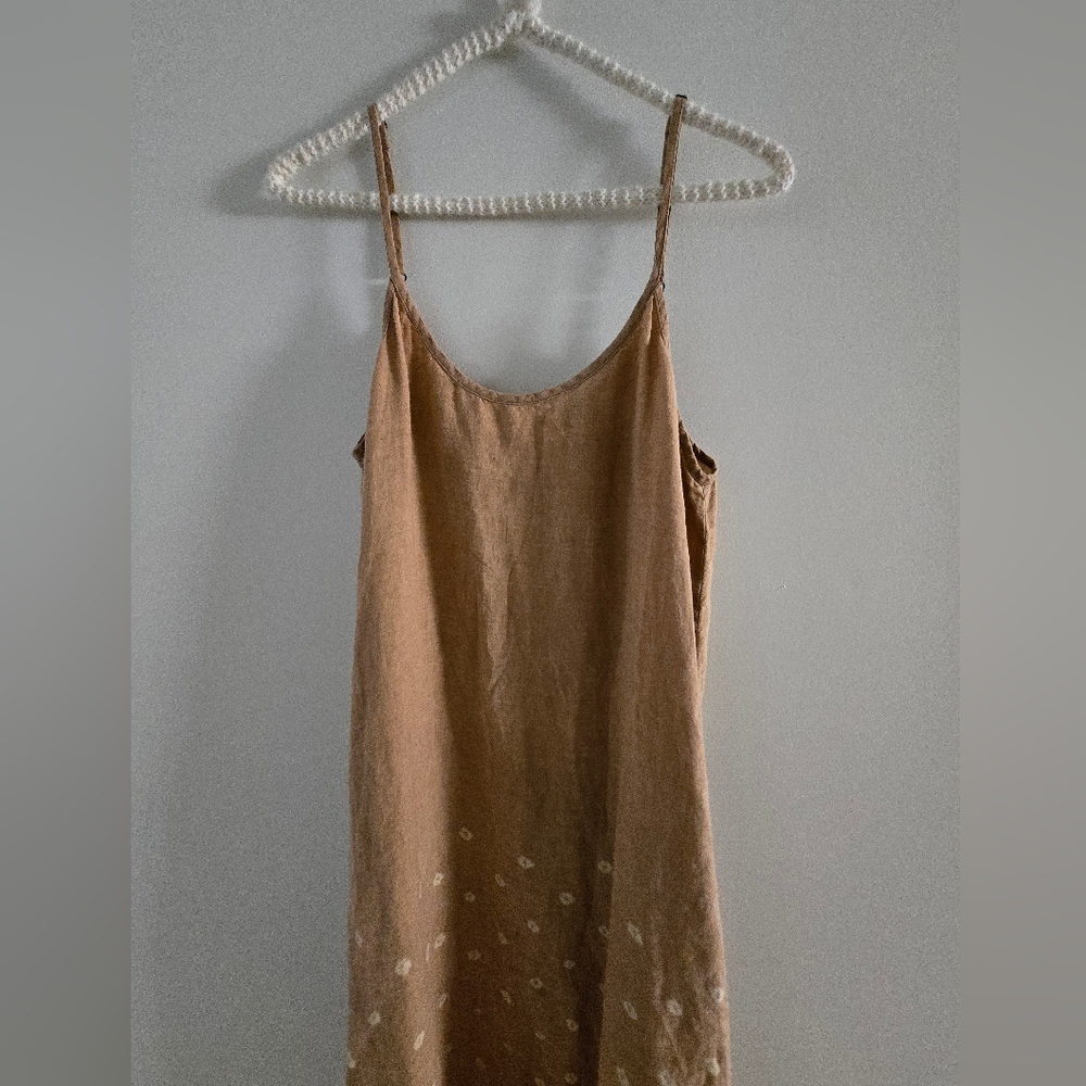 100% Linen, Plant-dyed / Shibori, Maxi Dress